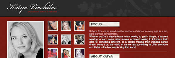 Dance With Katya Web Design and Development